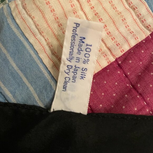 Vintage 80s Ann Taylor Silk Scarf Hand Rolled Equestrian Theme Horns Preppy - Picture 8 of 13